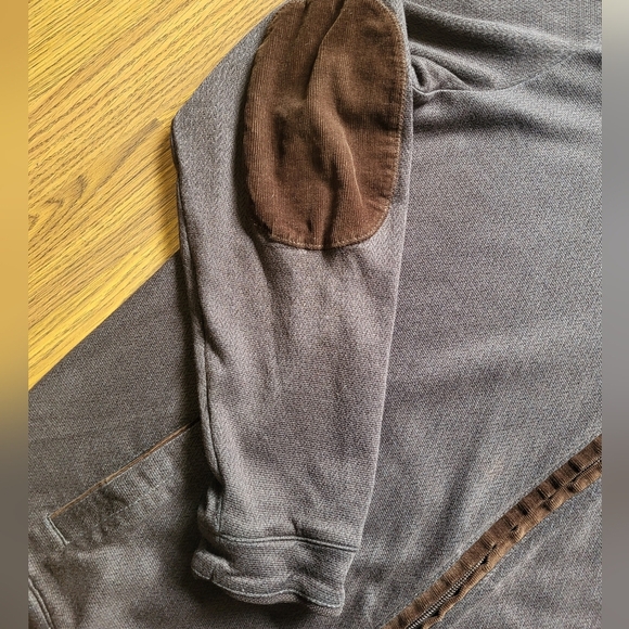 Hugo Boss Men’s XL Brown Zip Up Turtleneck Sweater Knit Pullover B22 - Picture 4 of 10